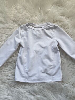 Cat & Jack White Long-Sleeve Kids Tee